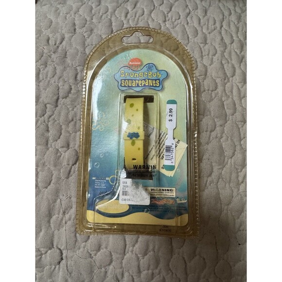 Spongebob Squarepants Digital Watch 2002 Clicks Viacom Nickelodeon Vintage NOS main image 2